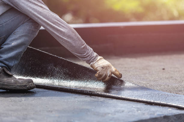 Professional Basement Waterproofing technician working in Aniwa, WI